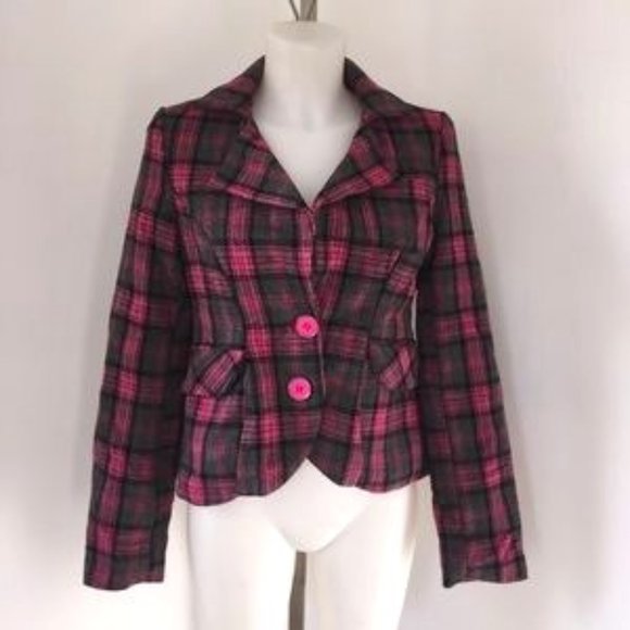 Dollhouse Jackets & Coats Dollhouse Plaid Jacket Size Small Poshmark